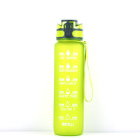 Transparent Flask Water Bottle 1000ml Bottled Kawaii Bottle Bpa Free Infuser Plastic Milk Sports Clear Water Bottle Kawaii Cup - One Red Hill