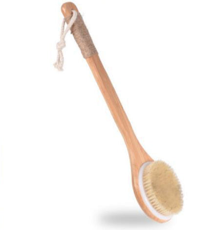 Bristle Bath Brush, Massage Body Brush, Bamboo Bath Brush