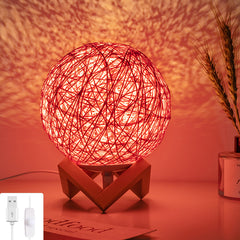 Remote Control Night Light Bedroom Girl Heart Inserted Star Sleeping Table Lamp