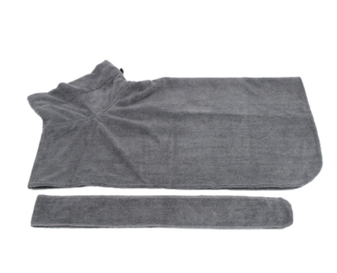 Absorbent Pet Bathrobe With Waist-wrapped Microfiber - One Red Hill