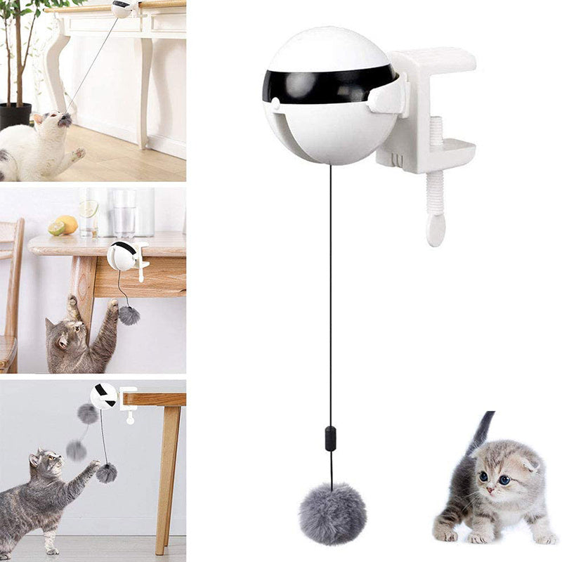 Electric Interactive Automatic Lifting Cat Ball Toy - One Red Hill