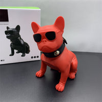 Mini Full Body Bulldog Bluetooth Speaker - It MAKES THE STATEMENT ! !  Who's The Boss ! ! - One Red Hill