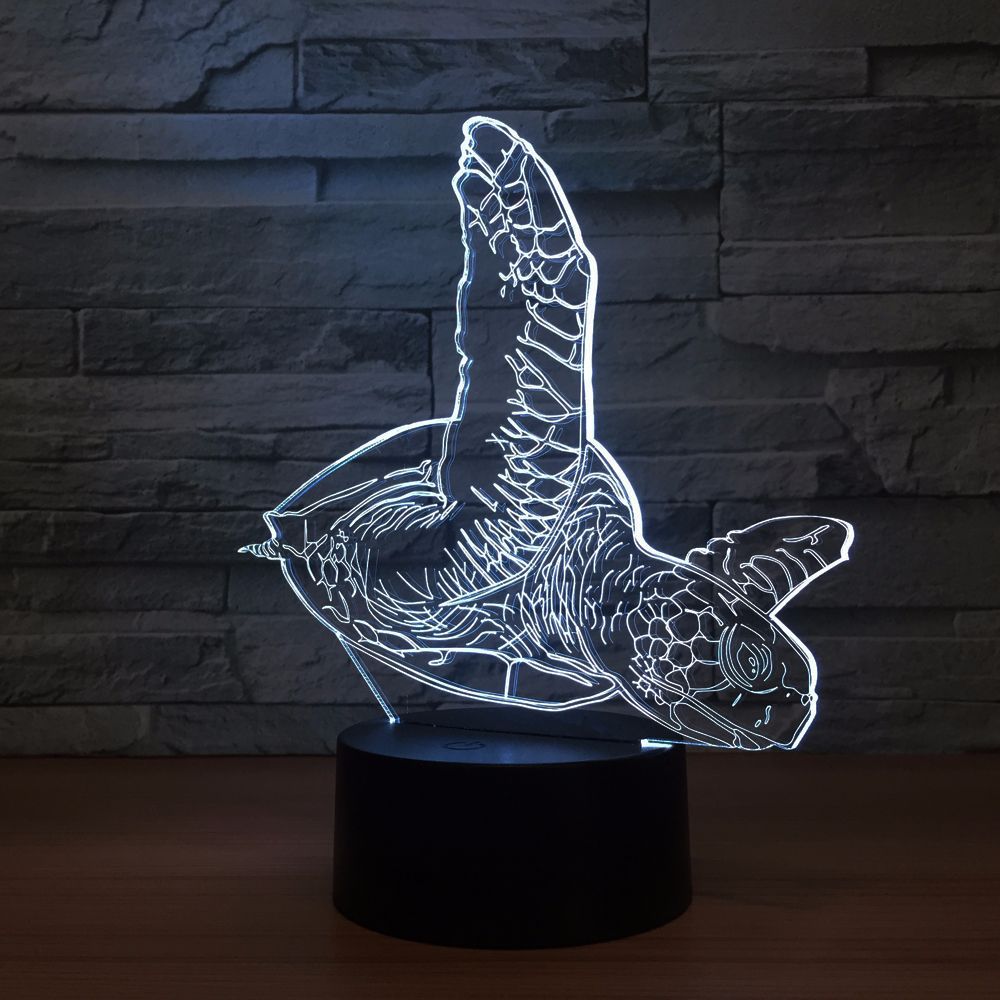 LED colorful touch remote control desk lamp - One Red Hill