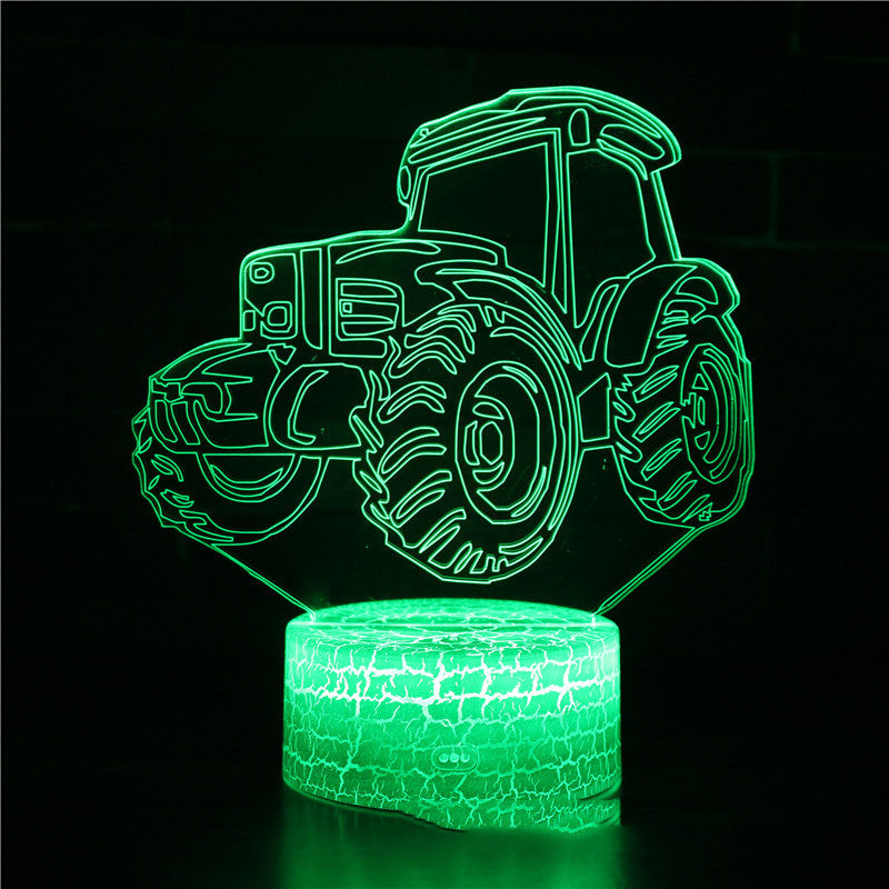LED colorful touch remote control night light - One Red Hill