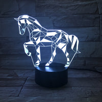 Remote touch gradient table lamp - One Red Hill