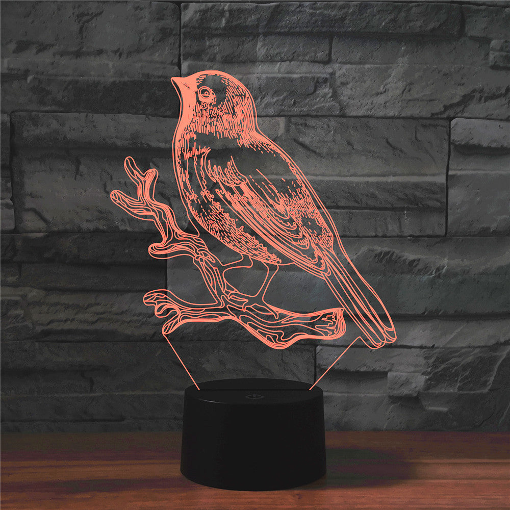 Colorful Touch Remote Control Charging LED Desk Lamp - One Red Hill