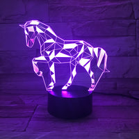 Remote touch gradient table lamp - One Red Hill