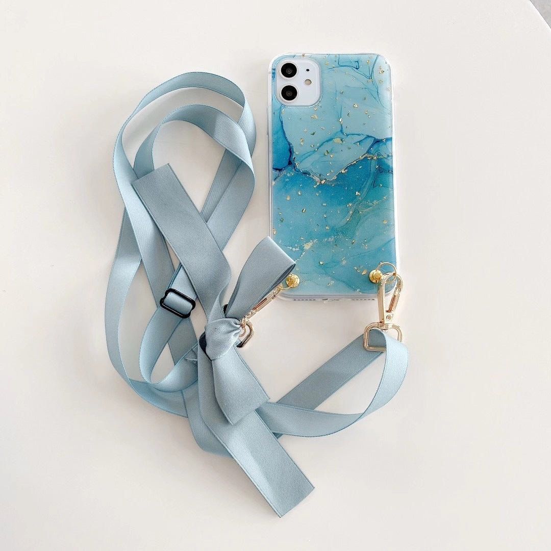 Compatible with Apple, Crossbody phone case iPhone soft case back - One Red Hill