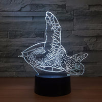LED colorful touch remote control desk lamp - One Red Hill