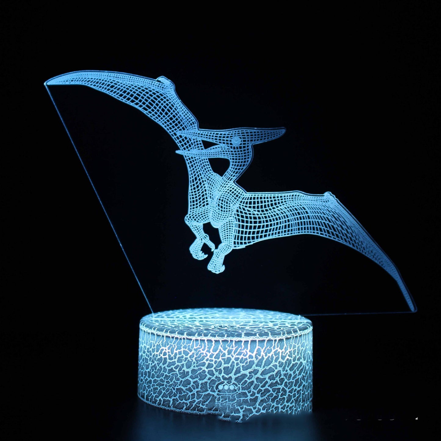 Dinosaur series colorful 3D table lamp LED touch remote control - One Red Hill