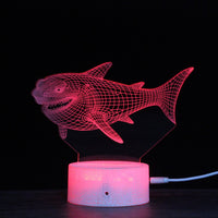 LED colorful touch remote control night light - One Red Hill