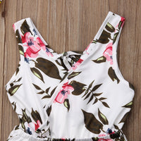Summer Girls baby girl Floral Outfits Clothes - One Red Hill