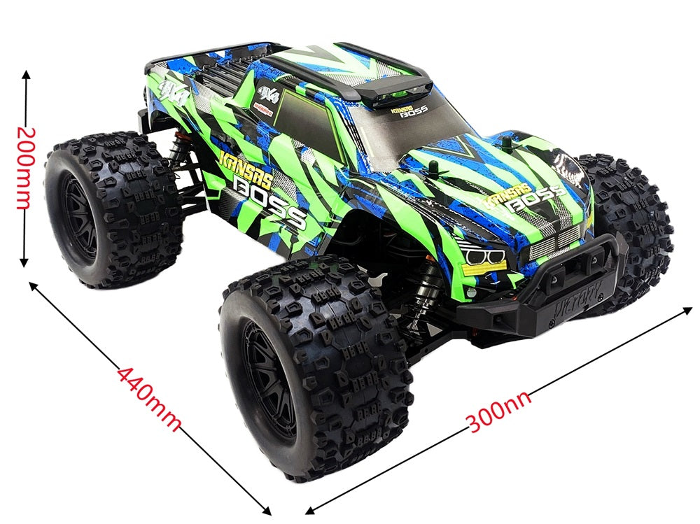 Off-road Professional RC High-speed Remote Control Model Car 4WD Brushless Electric Racing Adult - One Red Hill