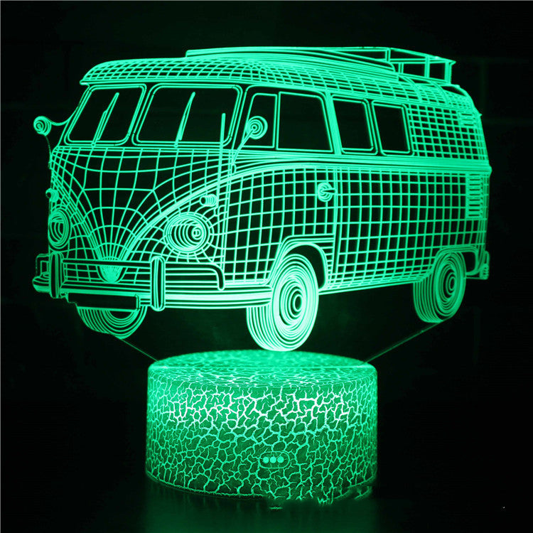 LED colorful touch remote control night light - One Red Hill