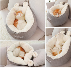 Pet Dog Bed Warming Soft Sleeping Bag Cushion Puppy Kennel