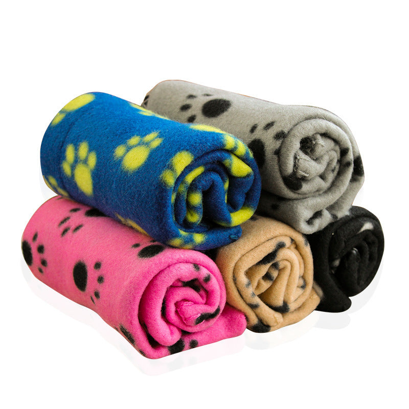 Dog Fleece Blanket Cat Litter Mat Puppy Soft Sleep Mat Lovely Mattress Cushion for Small Large Dogs Pet Supplie - One Red Hill