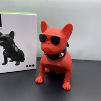 Mini Full Body Bulldog Bluetooth Speaker - It MAKES THE STATEMENT ! !  Who's The Boss ! ! - One Red Hill