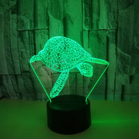 Colorful Touch Remote Control 3D LED Visual Light - One Red Hill