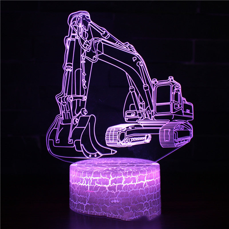 LED colorful touch remote control night light - One Red Hill