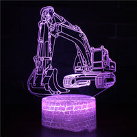 LED colorful touch remote control night light - One Red Hill