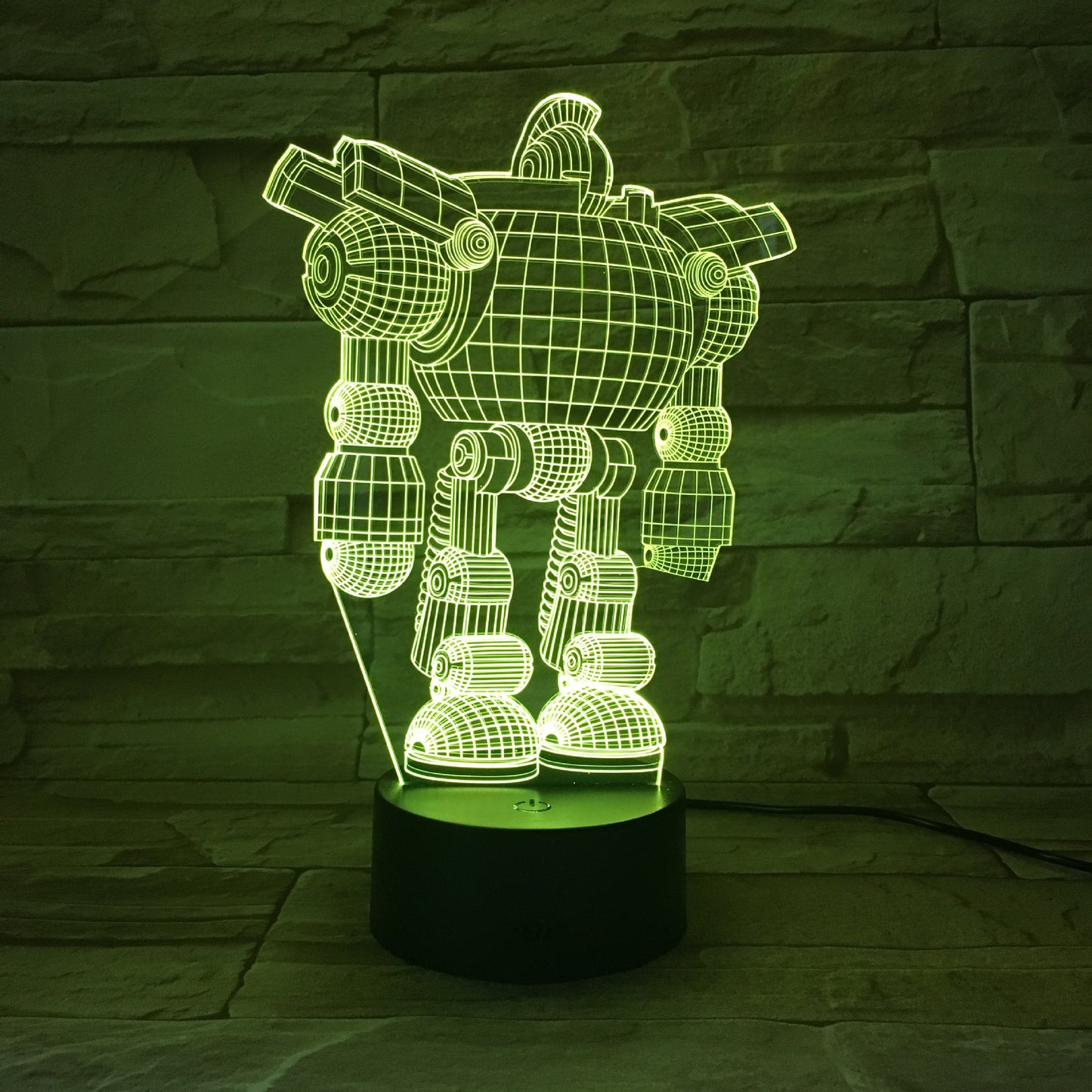Robot LED colorful touch remote control color changing night light - One Red Hill