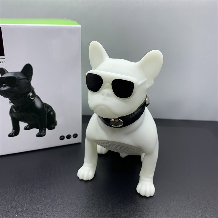 Mini Full Body Bulldog Bluetooth Speaker - It MAKES THE STATEMENT ! !  Who's The Boss ! ! - One Red Hill