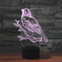 Colorful Touch Remote Control Charging LED Desk Lamp - One Red Hill