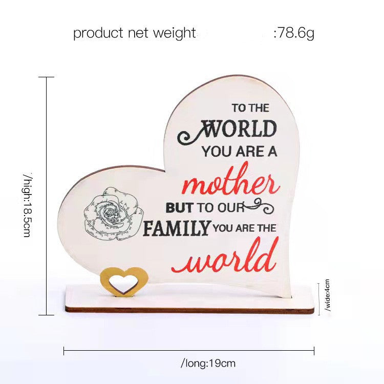 Mother's Day Wooden Ornament Mother You - One Red Hill