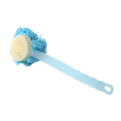 Long-Handled Back Rubbing Bath Brush For Bathing Flowers