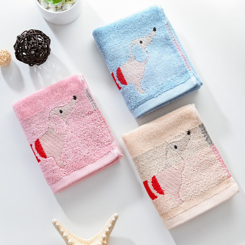 Children's Towel Soft Absorbent Baby Face Towel - One Red Hill