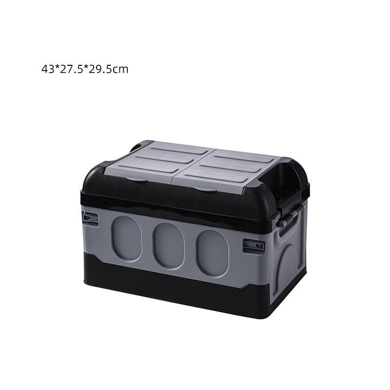 Car Storage Box Car Built-In Storage Box Back Folding Box - One Red Hill