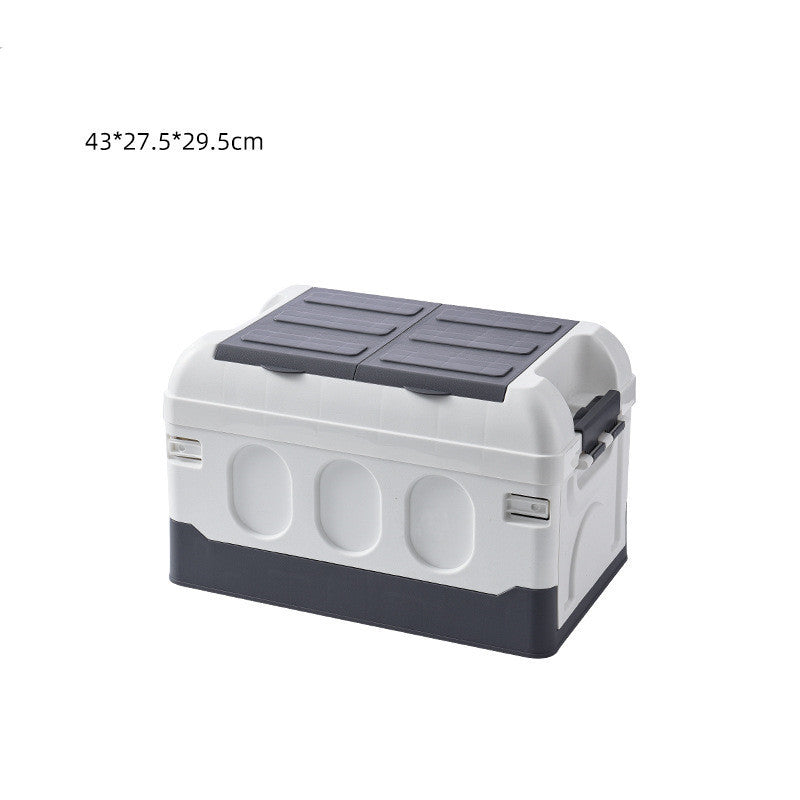 Car Storage Box Car Built-In Storage Box Back Folding Box - One Red Hill