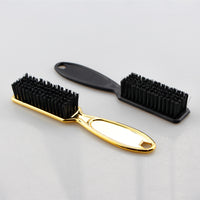 Retro Gradient Oil Head Electroplating Broken Hair Sweep Neck Beard Brush Hair Salon Hairdressing Tools - One Red Hill