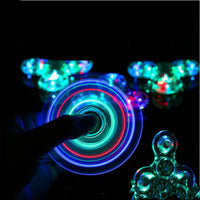 Luminous LED Light Fidget Spinner Hand Top Spinners Glow in Dark Light - One Red Hill