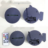 Touch Remote Control Decoration Gift Atmosphere Seven Color Night Light - One Red Hill