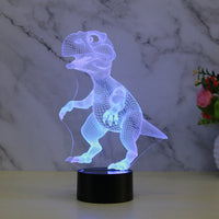 Touch Remote Control Decoration Gift Atmosphere Seven Color Night Light - One Red Hill