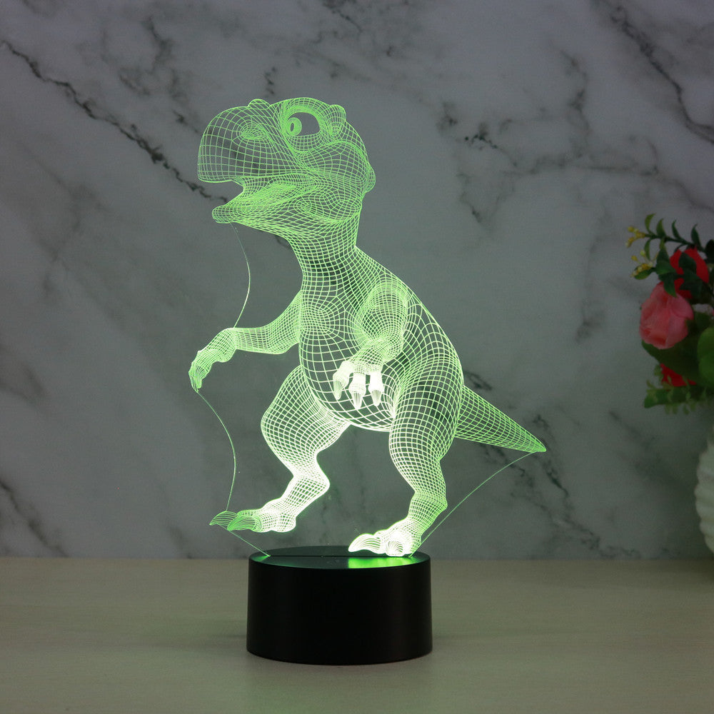 Touch Remote Control Decoration Gift Atmosphere Seven Color Night Light - One Red Hill