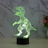 Touch Remote Control Decoration Gift Atmosphere Seven Color Night Light - One Red Hill