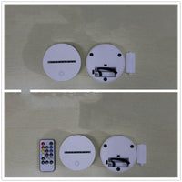 Touch Remote Control Decoration Gift Atmosphere Seven Color Night Light - One Red Hill