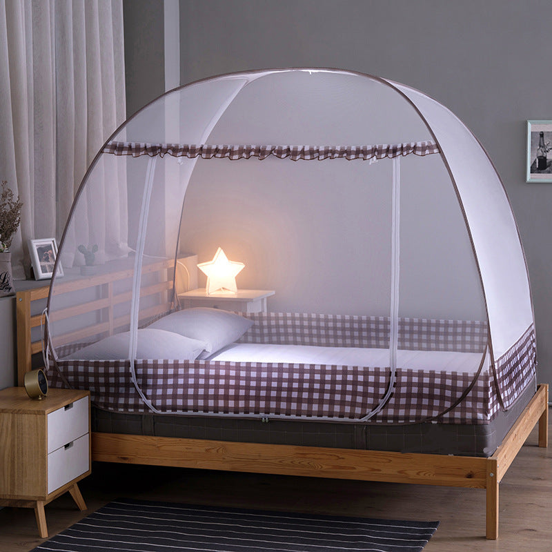 Mosquito Net Household Installation-Free Anti-Fall 1.8m Bed Yurt 1.2 Student Dormitory 1.5m Double Thickening Foldable