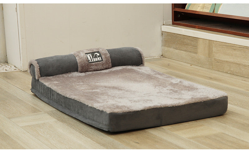 Dog Kennel Sofa Warm Dog Bed Mattress Removable And Washable Pet Bed - One Red Hill