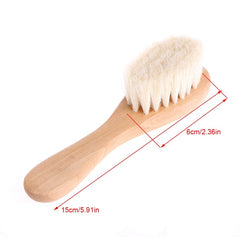 Wooden Handle Brush Baby Hairbrush Newborn Hair Brush Infant