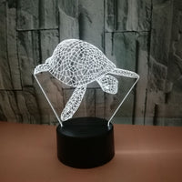 Colorful Touch Remote Control 3D LED Visual Light - One Red Hill