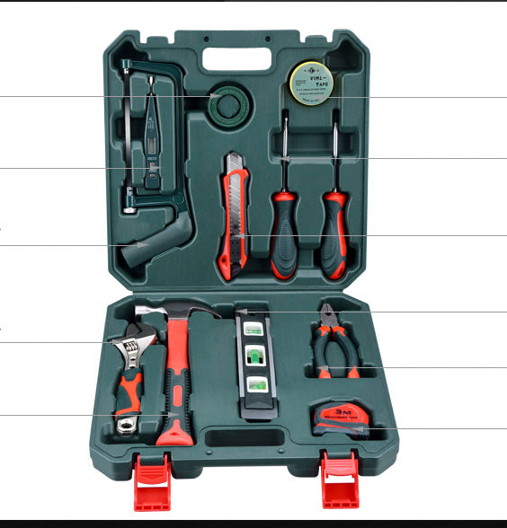 Toolbox Set, Home Hand Tools, Hardware And Electrician Special Maintenance, Multi-Functional Brand Customization - One Red Hill