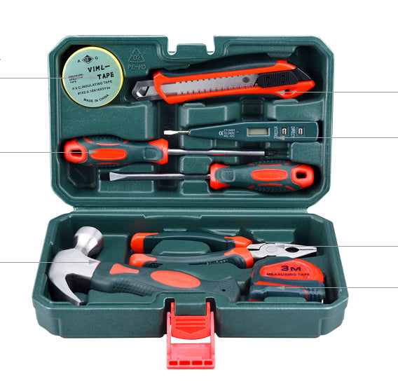 Toolbox Set, Home Hand Tools, Hardware And Electrician Special Maintenance, Multi-Functional Brand Customization - One Red Hill