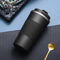 The New 304 Stainless Steel Vacuum Flask Creative Business Office Three-Generation Coffee Cup