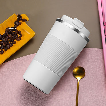 The New 304 Stainless Steel Vacuum Flask Creative Business Office Three-Generation Coffee Cup