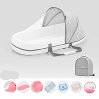 Baby Crib Multifunctional Folding Protection Mosquito Net Infant Camping Bed Travel Cot - One Red Hill