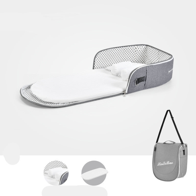 Baby Crib Multifunctional Folding Protection Mosquito Net Infant Camping Bed Travel Cot - One Red Hill