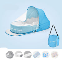 Baby Crib Multifunctional Folding Protection Mosquito Net Infant Camping Bed Travel Cot - One Red Hill